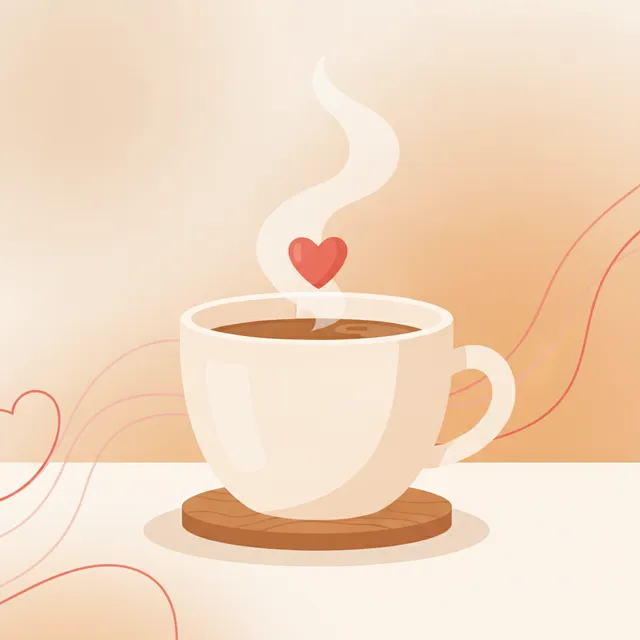 Cafe et sante du coeur