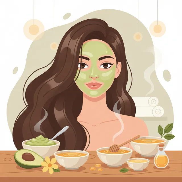 Masque soin naturel cheveux