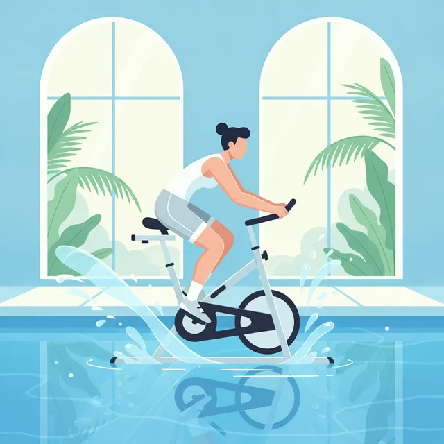 Aquabike en piscine