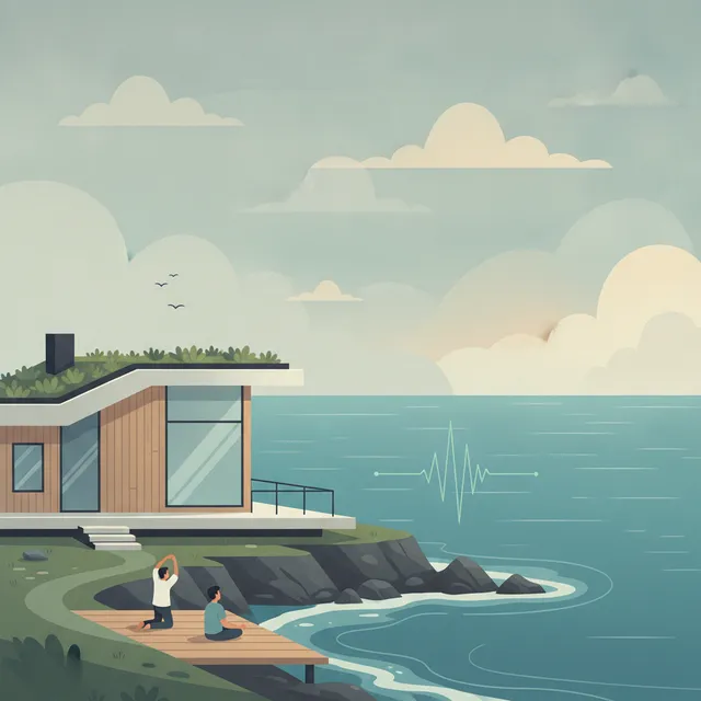 Maison au bord de l'eau